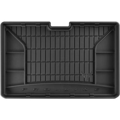 FROGUM Kofferbakmat - Rubber - Geschikt voor RENAULT CAPTUR I (2013-2019) - Lage laadvloer - Organizer functie - Zwart