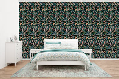 Behang - Fotobehang Panter - Luxe - Patronen - Breedte 500 cm x hoogte 280 cm