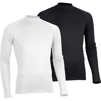 Avento Shirt Base Layer Lange Mouw - Mannen - Zwart - Maat XXL