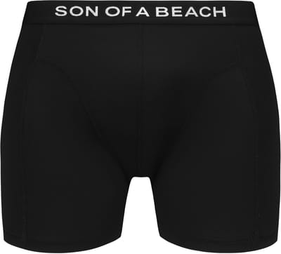 Son of a beach heren boxershort - sneldrogend - polyester - zwart - maat M