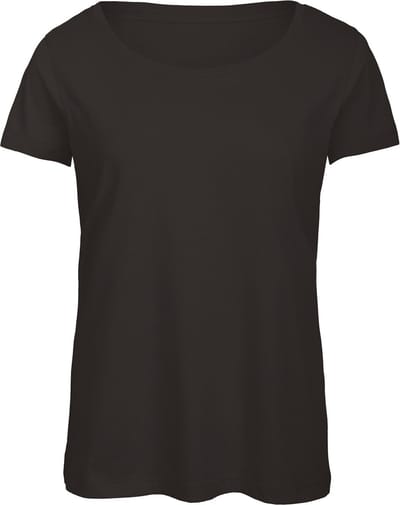 B&C TriBlend T-shirt / Woman CGTW056 - Black - S