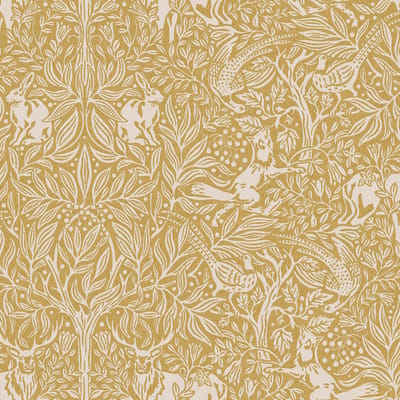 Boråstapeter Vliesbehang 2048 - New Heritage - Botanisch Geel - 53cm x 10.05m