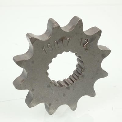 Pignon de sortie de boite Esjot pour Suzuki 125 DR 12 dents pas 428 Neuf