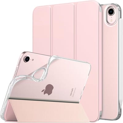 Beschermhoes voor iPad Mini 7 (A17 Pro) en Mini 6 - Zachte TPU, Transparant en Frosted Design, Ideaal voor Bescherming en Stijl