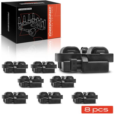Frankberg 8x Ontstekingsmodule Ontstekingsspoel voor Benz W169 W245 W