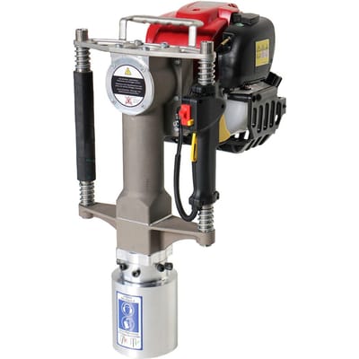 Benzine Paalrammer met Honda-motor – Draagbare motorpaalrammer 26 J, Ø tot 100 mm, 1,3 pk, minder dan 15 kg