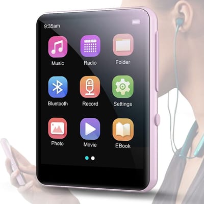 DailySupplies® MP3 Speler Bluetooth - FM-Radio - Roze
