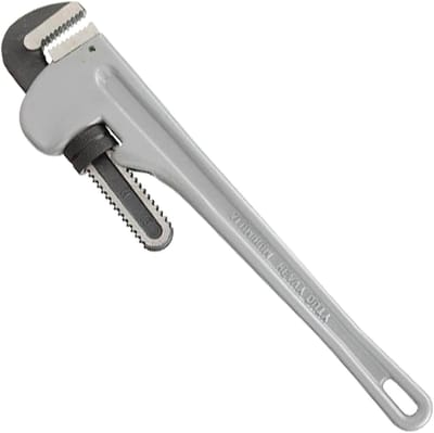 Aluminium Pijptang - Buissleutel Moersleutel - Loodgieterswerk Reparatie - Antislip Klemmoer - 36 inch - Zwart Bruin