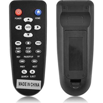 Vervangende afstandsbediening voor  TV  WDTV Mini HD Hub Mediaspeler WDTV001RNN