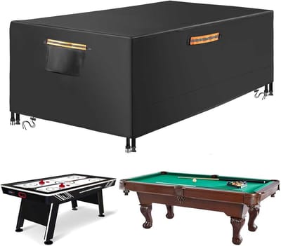 Biljarttafelhoes - Pooltafel Beschermhoes - Tafel Beschermen - Waterdicht Scheurvast - 65 voet - Zwart