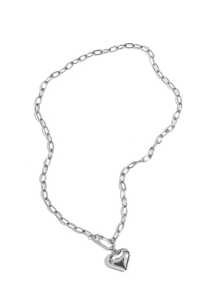 Ketting hangend hart met frontsluiting