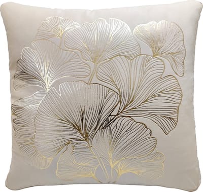 45x45 cm Kussenhoezen | Kussenhoes | Kussenhoesjes | Sierkussen | Velvet | met rits | Wit