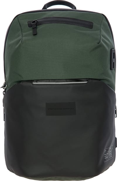 PORSCHE DESIGN Vrije tijd rugzak Rugzak met laptopvak Urban Eco Backpack Forest Green Groen Zwart