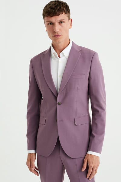 WE Fashion Heren slim fit blazer