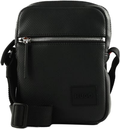 HUGO Schoudertas Ethon 2.0L NS Zip Bag Black Zwart