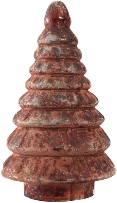 PTMD - XMAS Simon copper rust glass tree- L