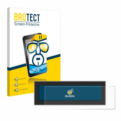 BROTECT - Screenprotector voor Porsche Taycan 2021 PCM 6.0 - Folie Beschermfolie transparant