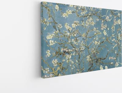 Saammp Canvas Schilderij - Amandelbloesem - Van Gogh - Oude Meesters - 30x20 - Foto op canvas - Wanddecoratie - muurdecoratie Woonkamer - Slaapkamer decoratie - Canvas Print