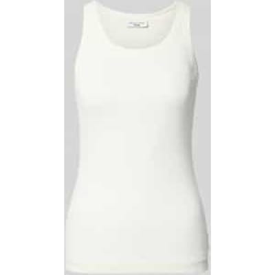 Slim fit tanktop van katoenmix