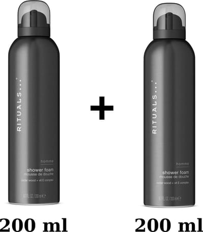 Rituals The Ritual of Homme Shower Foam - Doucheschuim - 2 x 200 ml