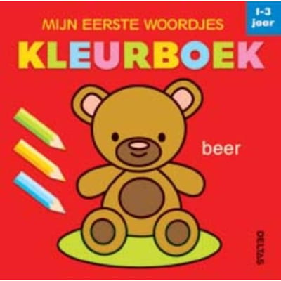 Mijn eerste woordjes kleurboek (1-3j) Kleurboeken