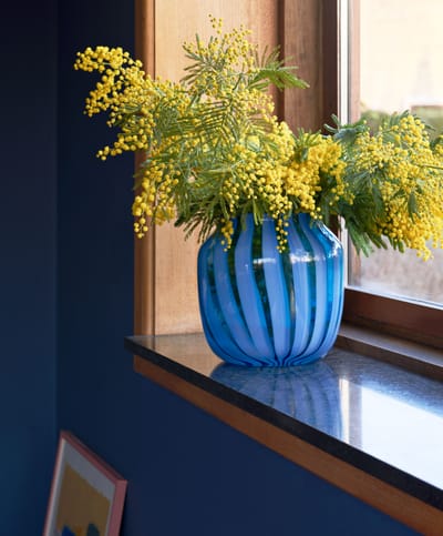HAY - Juice Vaas - wide blue - blauw