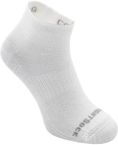 Wrightsock Coolmesh Quarter - Wit - 34-37