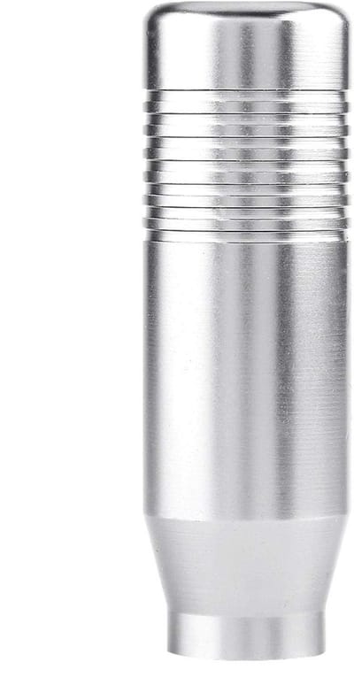Shopcentral - Versnellingspookknop - Universal Aluminium - 85 mm - Schakelpookknop - Zilver - Auto Schakelknoppen - Geschikt voor alle auto modellen