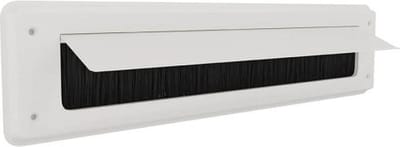 Brievenbusklep wit | Binnenbriefplaat wit | Brievenbusborstel wit met klep | door-line brievenbus classic
