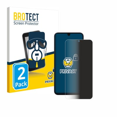 BROTECT - privacy screenprotector voor Samsung Galaxy A16 4G / A17 4G - Folie Beschermfolie Blauwlichtfilter 2 Stuks