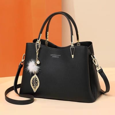 Nieuwe Herfst- en Winter Koeienhuid Crossbody Tas voor Dames Grote Capaciteit Commuting Handtas voor Dames Koreaanse Versie black