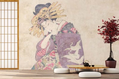 Fotobehang osaka1 DD122924 Livingwalls Walls by Patel 3 Beige Creme Paars Vlies 270 x 400 cm (4 delen) Fotobehang