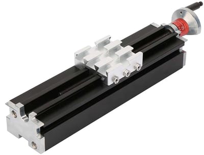Dailygoody - Metalen Dwarsdraaibank - Mini Metalen Kruis Schuif Blok - Duurzaam Ontwerp - 23 x 5 x 5 cm - Houten Gereedschap - Geschikt voor X Y