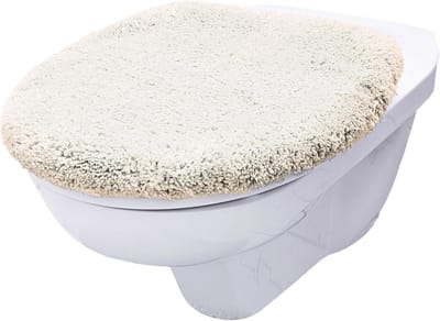 Wc-dekselhoes 38x48 cm van zachte microvezelstof voor optimaal comfort en stijl