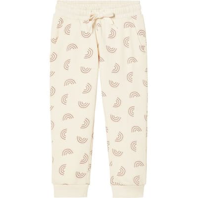 LUPILU Meisjes joggingbroek (patroon/wit, 98/104)