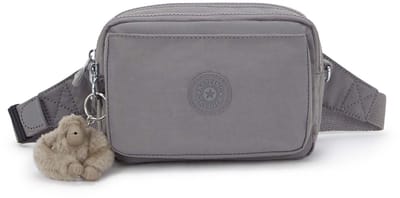 kipling schoudertas gordeltas Basic Abanu Multi Convertible Crossbody Inviting Grey grijs