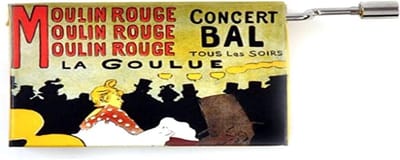 Muziekdoosje Franse Cancan / Art Nouveau