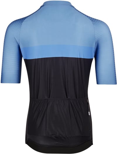 BIORACER Icon - Fietsshirt Zomer - Heren - Blauw Colorblock - Korte Mouw - Ademend & Aansluitend - Maat S