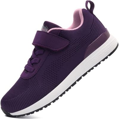 Baskets pour femmes Chaussures pour hommes Automne Chaussures légères et confortables pour femme Chaussures de sport d'extérieur pour femmes Chaussures unisexes Chaussures pour dames 45 violet