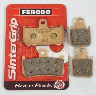 ferodo remblokje voor motor yamaha 1000 yzf r1 2007 tot 2014 avg / avd / fdb2217xrac nieuw