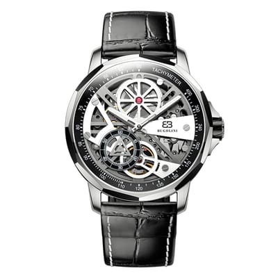 BUGOLINI Carpe Diem - 47mm Stalen Automatisch Horloge - Seagull® Uurwerk - Mechanisch - Lichtgevend - 50 meter waterdicht