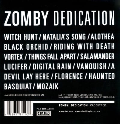 Dedication - Zomby