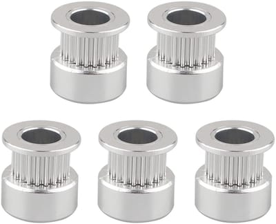 Allecto - GT2 Pulley - 20 Tanden - Aluminium - 8mm Bore - 3D Printer - Precisie onderdelen - Hoogwaardige kwaliteit - Geschikt voor 3D printprojecten