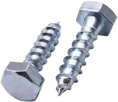 Houtschroeven M10 x 40 mm - Gegalvaniseerd Staal - Zeskantkop - Voor sterke verbindingen - ShopVlot