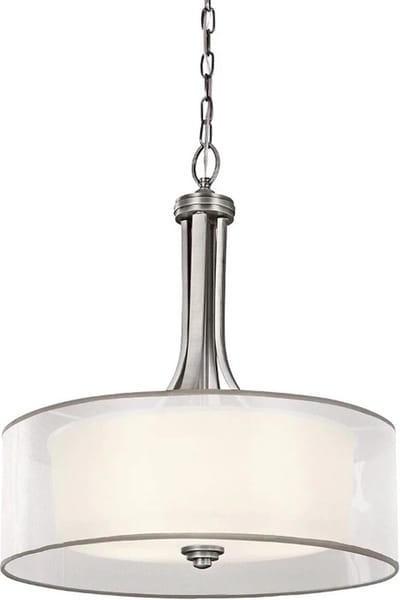 Kichler LED Hanglamp Lacey | 4X E27 Max 60W | Dimbaar | Antique Pewter