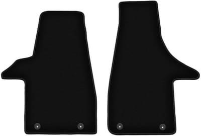BASIC zwarte veloursmatten voor: Volkswagen Transporter T6 bestelbus (2015-)