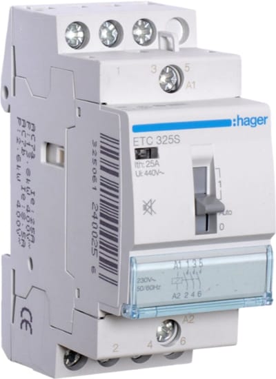 Hager ETC325S HAG MAG.SCH.25A HBD R 3M S 230