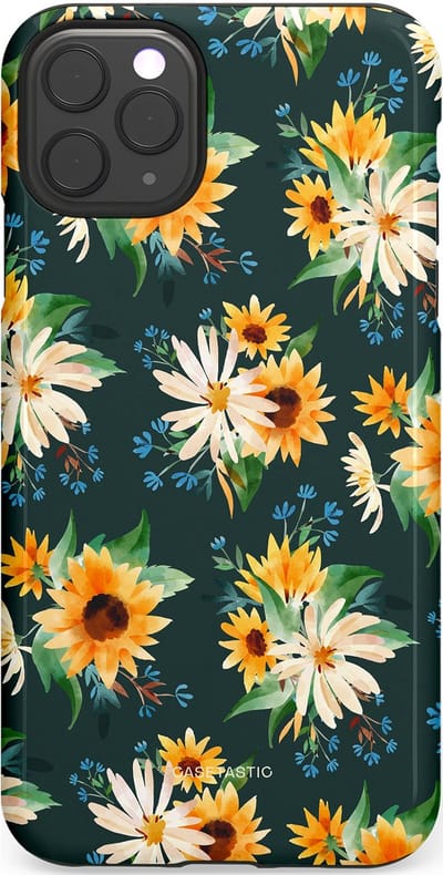 Casetastic Hoesje Geschikt voor Apple iPhone 11 Pro Max - Stijlvolle Beschermende Duo-layer Case - Zonnebosjes