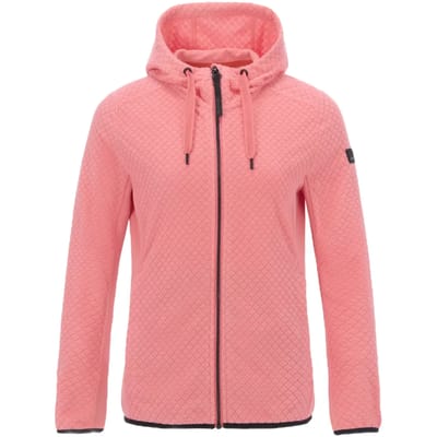Ellula fleecevest met capuchon en volledige ritssluiting voor dames