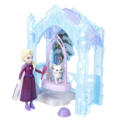 Disney Frozen Elsa's ijzige dierenschuilplaats - Poppenspeelsets